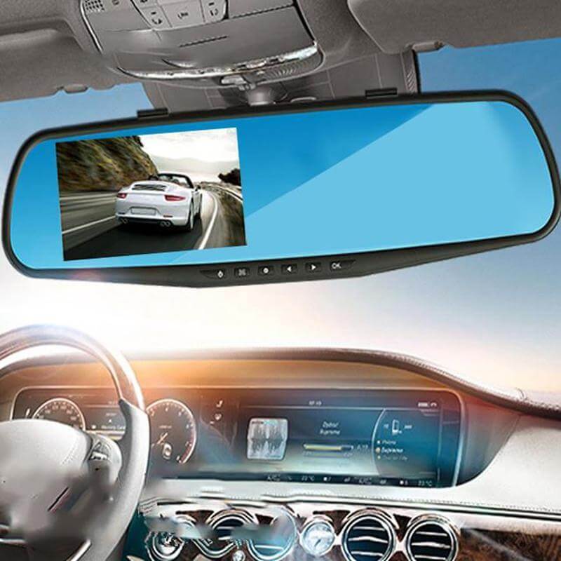 dual camera rear view mirror