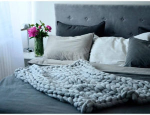 New Orginal Handmade Chunky Knit Blanket